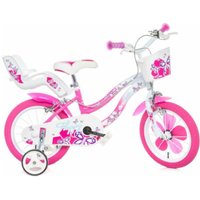 Flappy 14" Bike White Pink