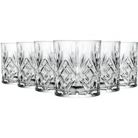 RCR Crystal Melodia Whisky Glasses - 340ml - Pack of 6 in Clear