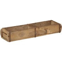 Berkfield Home Trays 4 pcs 60, 5x15x9 cm Solid Wood Reclaimed in Beige | Size: 5 x 15 x 9 cm