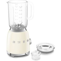 Smeg Jug Blender- Retro, 4 Speeds, 1.5L, 800W, Red, BLF03RDUK in Cream