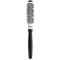 Tek Ceramik Antibacteric Round Hair Brush - Black/White 18mm