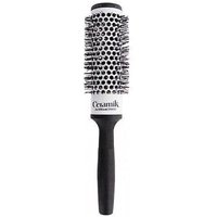 Tek Ceramik Antibacteric Round Hair Brush - Black/White 36mm