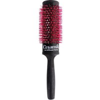 Tek Ceramik Antibacteric Oxy Brush Round Hair Brush - Black/Red 42mm