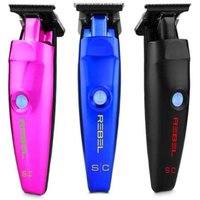 StyleCraft Men's Rebel Hair Trimmer Modular Super-Torque Motor Cordless in Black Pink Blue