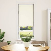 Berkfield Home Roller Blind Blackout Off-White 40x150 cm Fabric Width 35.7 cm Polyester in White