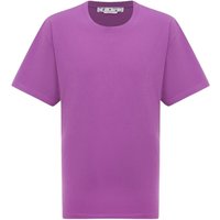 Diag Tab Oversized Fit Purple T Shirt