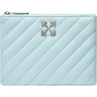 Jackhammer Flat Pouch Leather Blue Bag