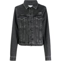 Diag Design Regular Fit Dark Grey Denim Jacket