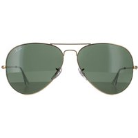 Ray-Ban Aviator Gold Green Sunglasses
