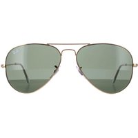 Ray-Ban Aviator Gold Green Polarized Sunglasses
