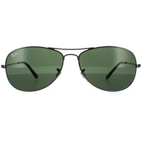 Ray-Ban Men's Aviator Gunmetal Green Sunglasses in Grey