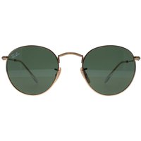 Ray-Ban Round Gold Green Sunglasses