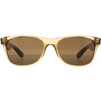 Ray-Ban Rectangle Honey Crystal Brown Polarized Sunglasses