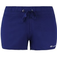 Champion Women's Stretch Waist Navy White Running Shorts in Blue | Size: Small