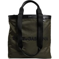 & Military Nylon Shoulder Strap Tote Bag