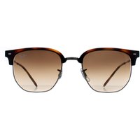 Ray-Ban Men's Square Havana Brown Gradient RB4416 New Clubmaster
