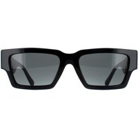 Versace Men's Rectangle Black Dark Grey VE4459