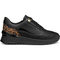 Geox Women's D Desya A Sneakers in Black | Size: 7.5