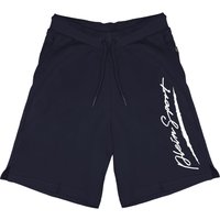 Large Signature Logo Navy Blue Shorts