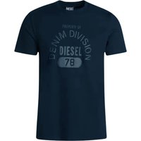 Property Denim Division Logo Navy Blue T Shirt