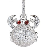 Lancaster Women's JLA-PEN-CRAB-1 Charm in Silver