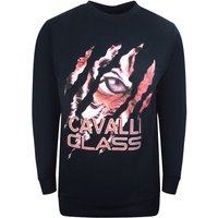 Peeking Tiger Design Navy Blue Sweatshirt