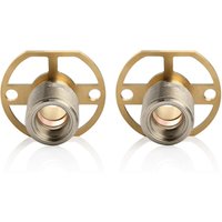 Pair BSP Wall Mounting Bar Valve Fixing Brackets Bar Shower