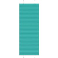 Berkfield Home Pleated Blind Petrol Green 75x200 cm Fabric Width 74.4 cm Polyester