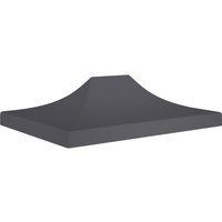 Berkfield Home Party Tent Roof 4.5x3 m Anthracite 270 g/m ² in Black