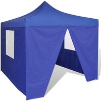 Berkfield Home Foldable Tent 3x3 m with 4 Walls Blue