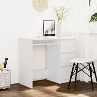 Berkfield Home Desk White 90x45x76 cm Engineered Wood | Size: 90 x 45 x 76 cm