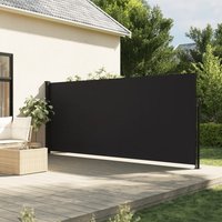 Berkfield Home Retractable Side Awning Black 160x300 cm