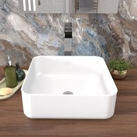 Oscott Gloss 390mm Countertop Basin Square