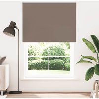 Berkfield Home Roller Blind Blackout Coffee 160x230 cm Fabric Width 156.6 cm Polyester in Brown