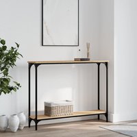 Berkfield Home Console Table Sonoma Oak 100x22.5x75 cm Engineered Wood in Brown