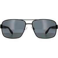 Wrap Matt Grey Polarized Sunglasses