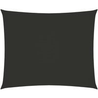 Berkfield Home Sunshade Sail Oxford Fabric Rectangular 4x5 m Anthracite in Black
