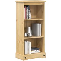 Berkfield Home Bookcase Corona 46x29x100 cm Solid Wood Pine in Brown | Size: 46 x 29 x 100 cm