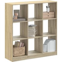 Berkfield Home Bookcase Sonoma Oak 102x32x108 cm Engineered Wood in Brown | Size: 102 x 32 x 108 cm