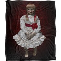 Annabelle 3 Blanket, 152x127 cm Doll Poster Silky Touch Super Soft Throw Blanket in White