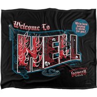 Supernatural Welcome Officially Licensed Silky Touch Super Soft Throw Blanket 152x127 cm in White