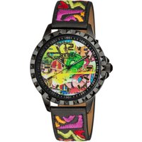 Rebel Women's Dumbo Black Dial Leather Watch