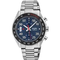 Ascari Chronograph Swiss Automatic Chronograph Dial Stainless Steel & Sapphire Crystal Silver