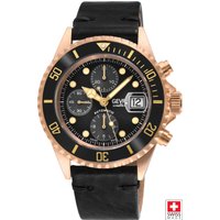 Wall Street Bronze Chronograph Swiss Automatic ETA 7750 Watch