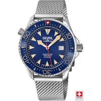 Hudson Yards Swiss Automatic Diver Dial Unidirectional Rotating bezel Bezel Stainless Steel mesh band Sapphire Crystal &