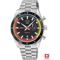 Regatta Swiss Quartz Watch Dial Stainless Steel & Sapphire Crystal Silver