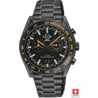 Freccia Swiss Quartz Watch Dial Stainless Steel Sapphire Crystal & Chronograph