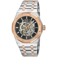 Gotham Swiss Automatic Watch Dial Stainless Steel Sapphire Crystal & Skeleton Dial