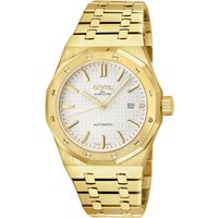 Gotham Swiss Automatic Watch Dial Stainless Steel & Sapphire Crystal Gold