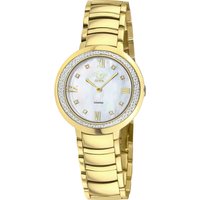 Amalfi Swiss Quartz Watch MOP Dial Stainless Steel & Sapphire Crystal Gold